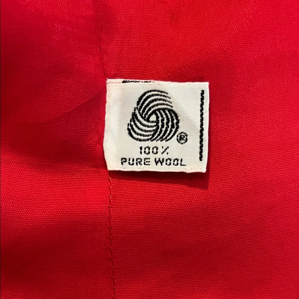 Dior Double-Breasted Red Blazer with Gold Buttons